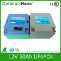 Batterie au lithium d&#39;UPS de la vie de cycle profond 12V 30ah